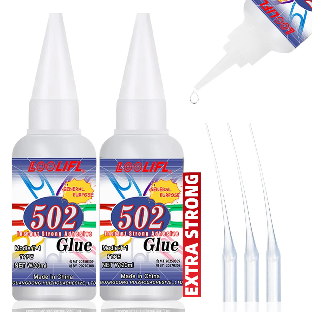 502 super strong quick-drying adhesive, professionally used for daily
