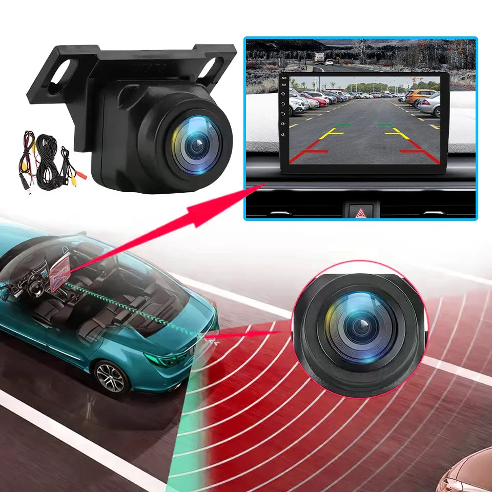 1080P Car Rear View Camera 170° Wide Angle Adjustable