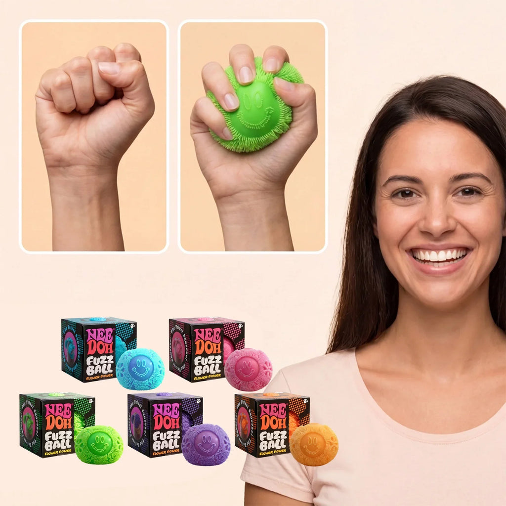 Nee Doh Fuzz Ball Series Desktop Decompress Ornament Stress Relief