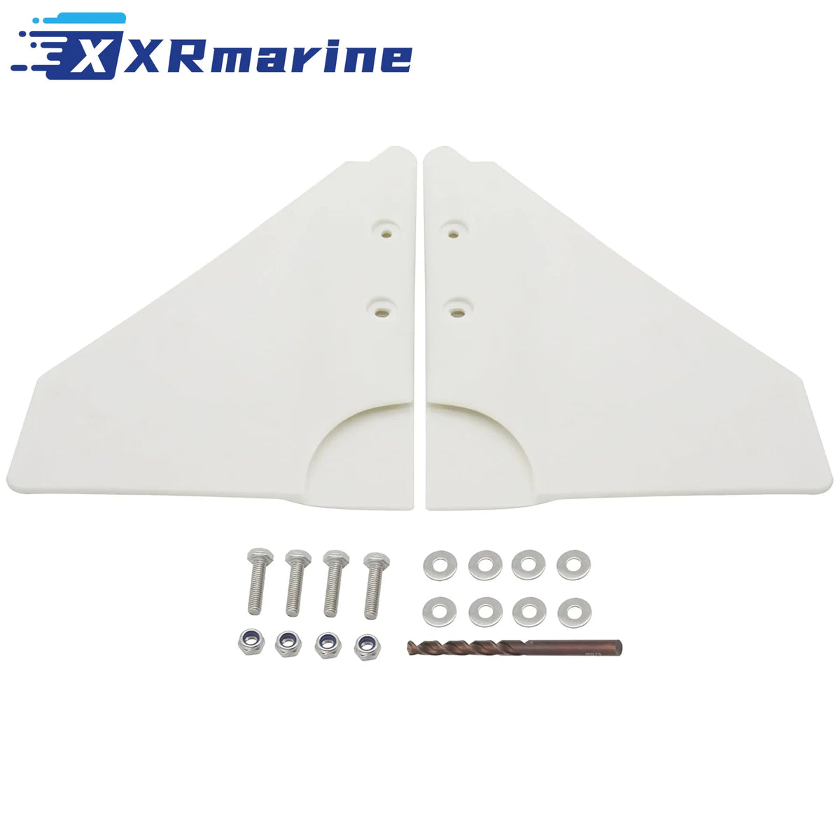 Universal White Boat Motor Hydrofoil Stabilizer For Marine Outboard