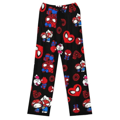 New Autumn Winter Flannel Popular Hello Kitty Pajama Pants Thickened