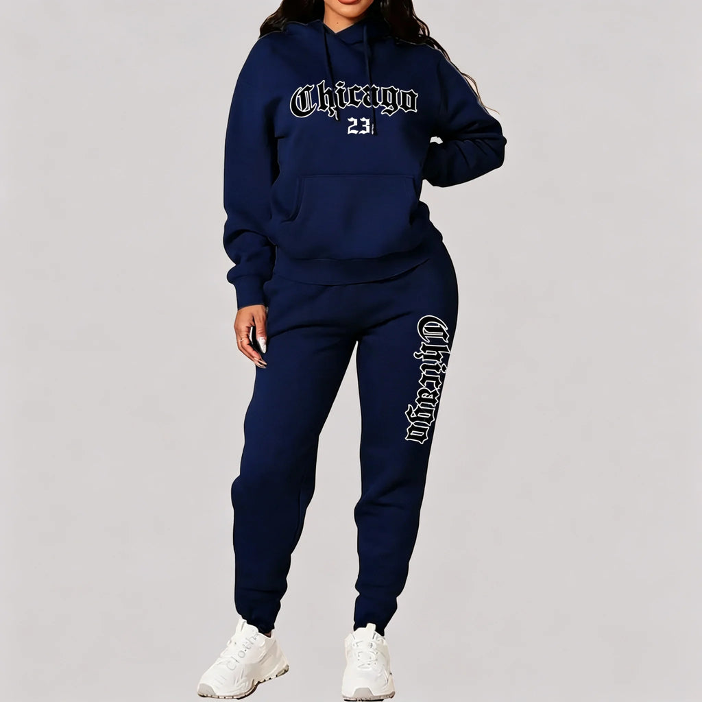 Women's Sets Hoodies Pants 2 Piece Outfits Aesthetic Sportswear