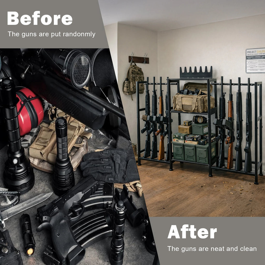 VOTAGOO Easy-to-Install Multifunctional Vertical Gun Rack, Wall Mount