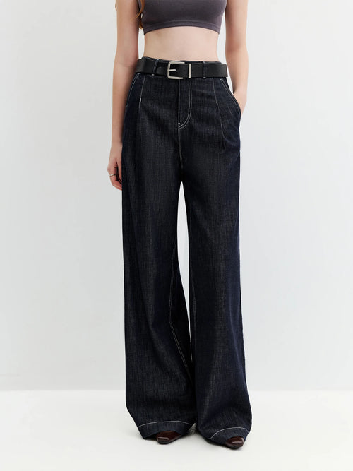 FSLE【Premium Series】Vintage Y2K Denim Jacket Jeans Set Slim Trucker