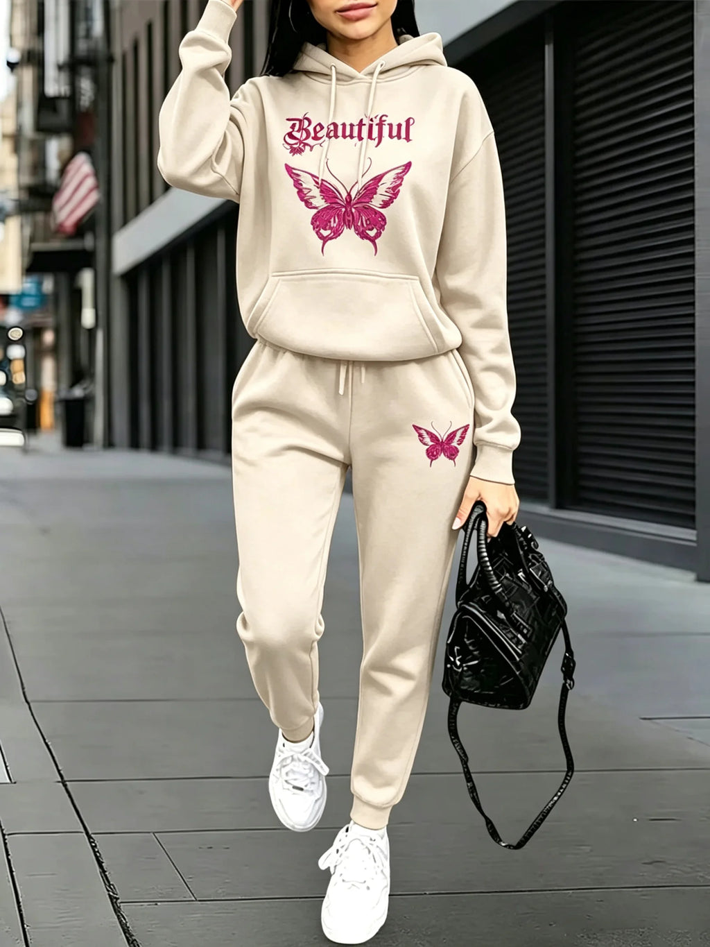 2026 Fashion Tracksuit for Women Autumn Winter Daily Casual Sports