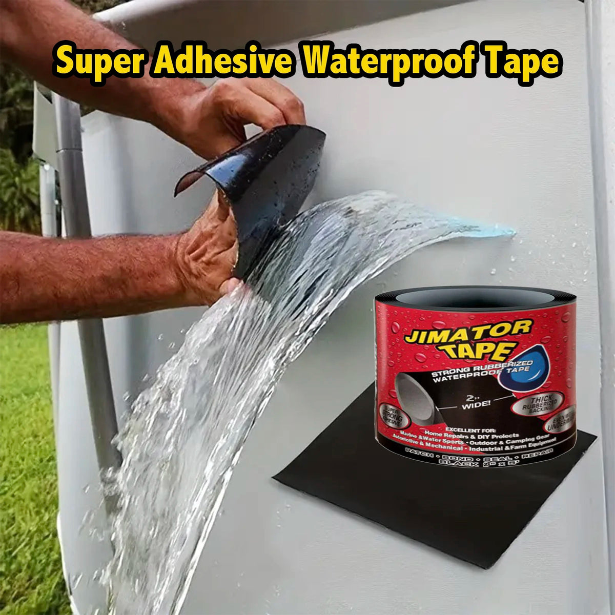 Super Strong Waterproof Tape: Stop Leaks, Seal Repairs & Insulate PVC