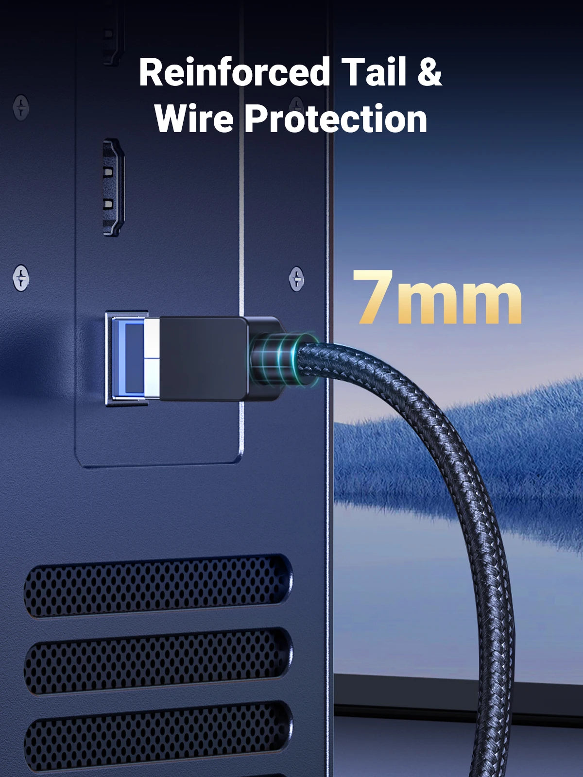 UGREEN CAT 8 Ethernet Cable High Speed Braided 40Gbps 2000MHz Network