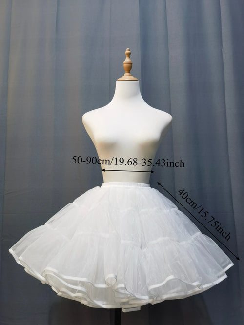 Lolita Super Stuffed Petticoat Boneless Violent Skirt Support Soft