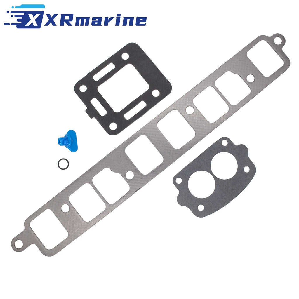 Exhaust Manifold Gasket Kit  For Mercruiser 2.5L 3.0L 4cyl 27-53354
