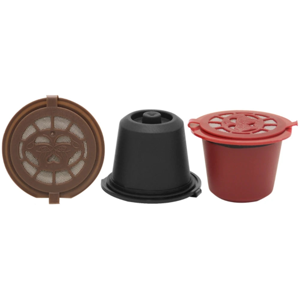10 Pcs Reusable Refillable Coffee Capsule Filters for Nespresso with