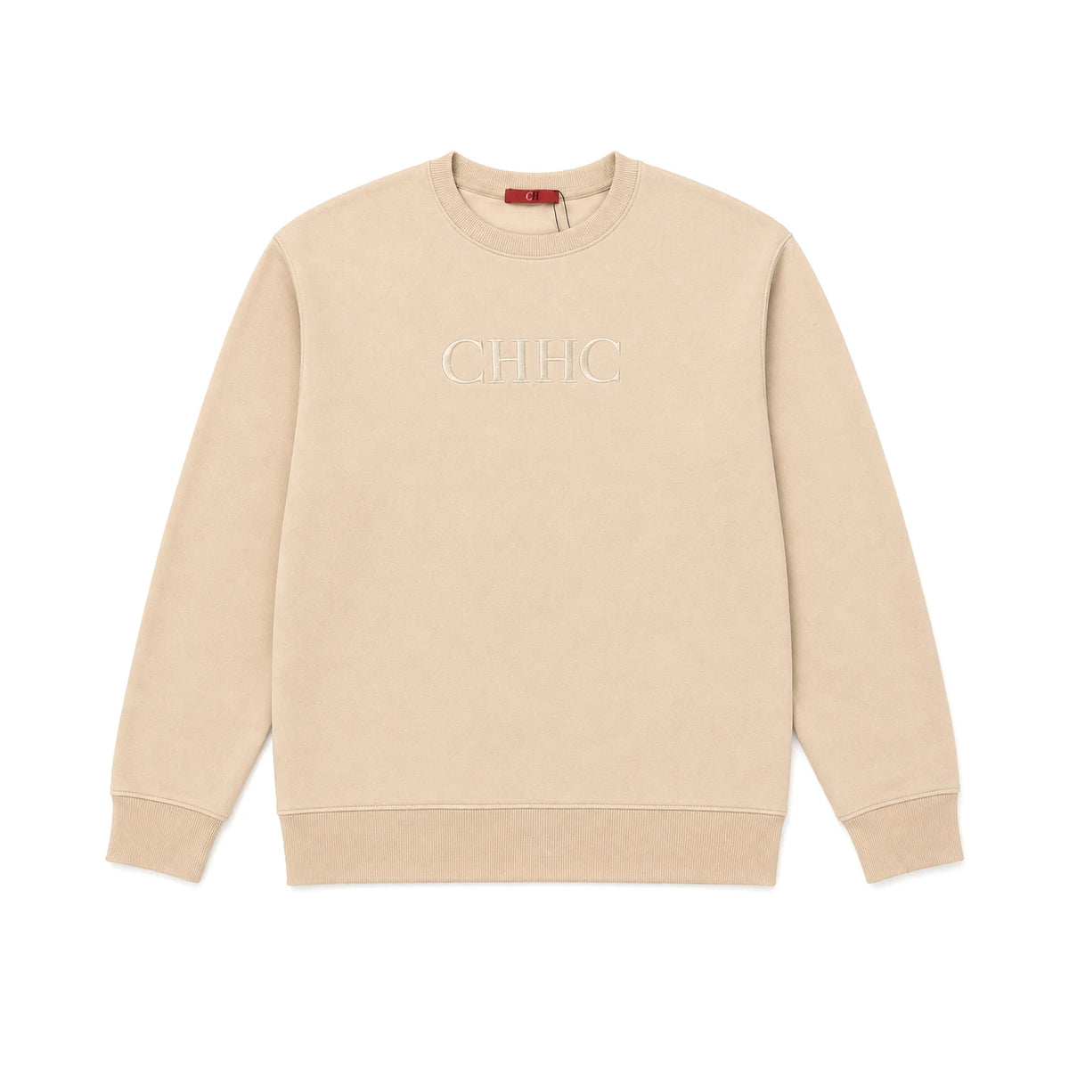 CH Women Crew Neck Long Sleeve Sweatshirt Front Letter Embroidered