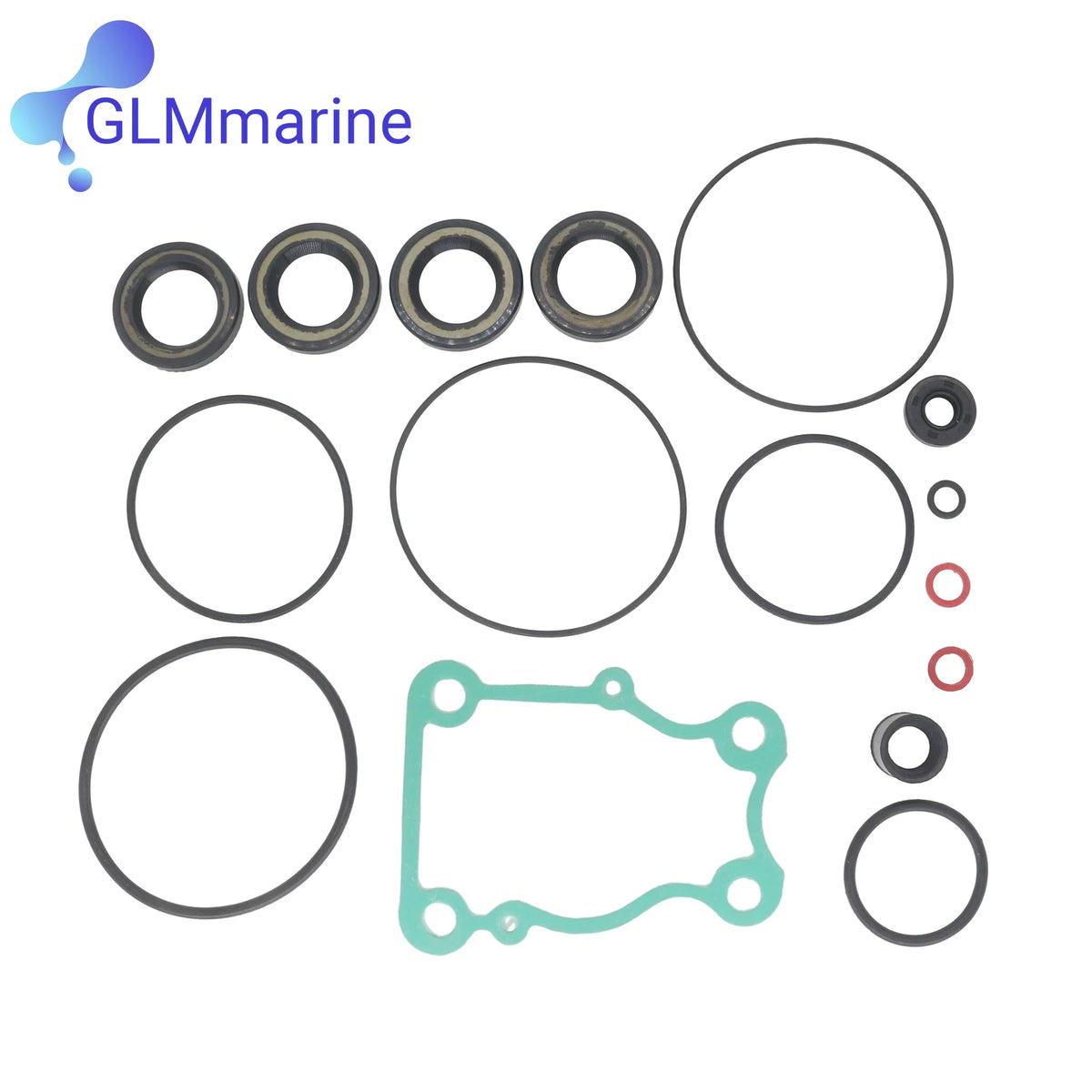6BL-W0001-21 Lower Unit Gasket Seal Kit Compatible With Yamaha