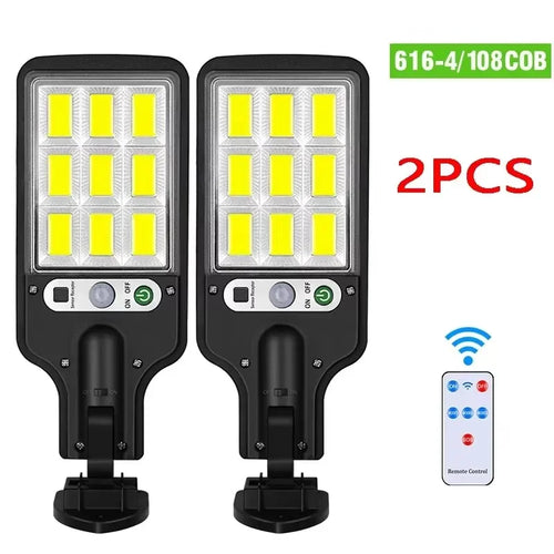 Outdoor Solar Garden Lights with Human Body Motion Sensor 3 Modes