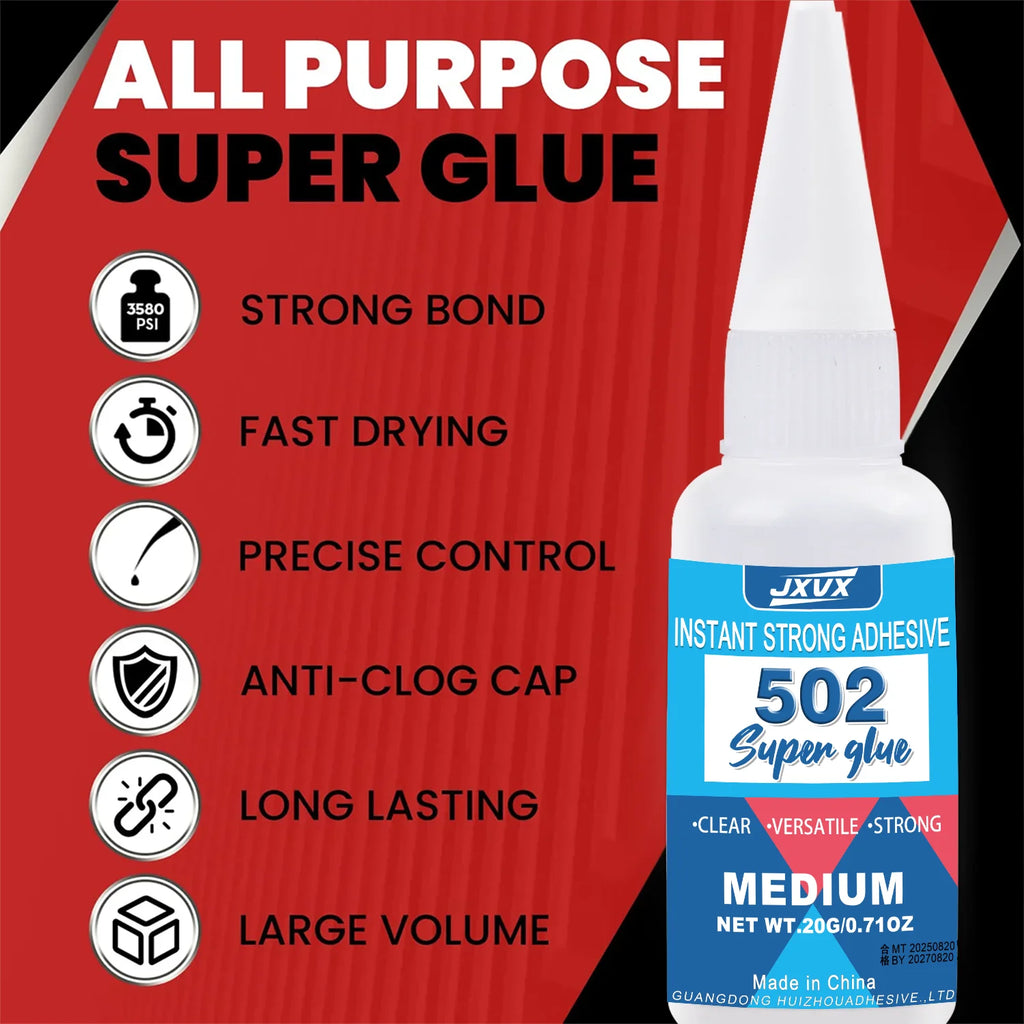 Hot Sell 1-10 PCs 502 Instant Super Quick-drying glue Multipurpose