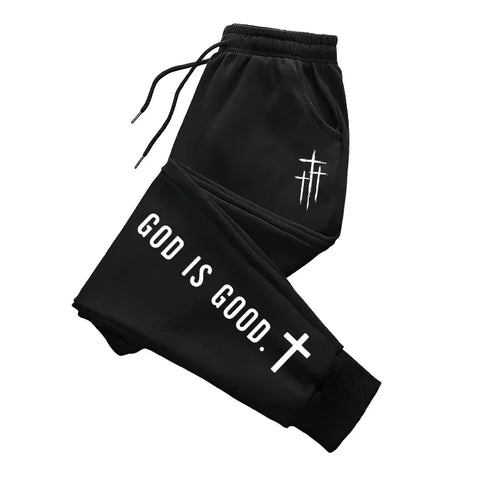 Jesus Christ Fashion Men's Set Hooded Sweatshirt and Sweatpants Autumn