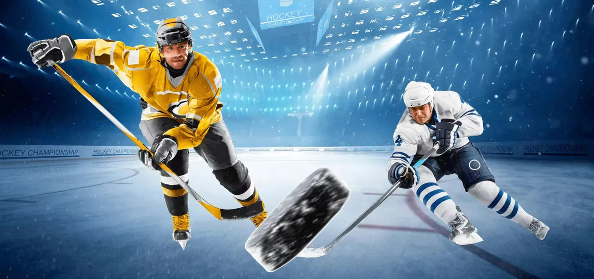 Hockey Jersey - Blue with Yellow/White Accents "Dahlin 26" Captain "C"