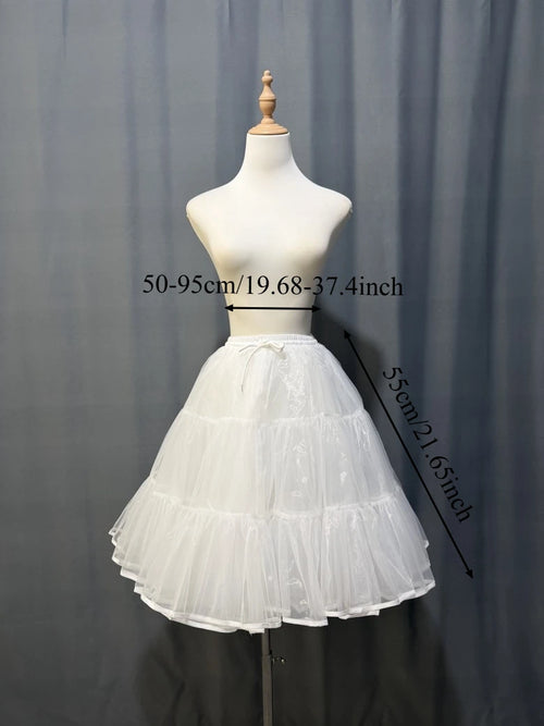 Lolita Super Stuffed Petticoat Boneless Violent Skirt Support Soft