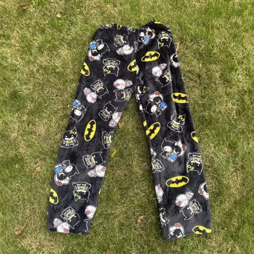 New Autumn Winter Flannel Popular Hello Kitty Pajama Pants Thickened