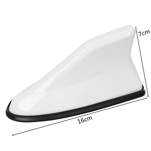 Universal Carbon Fiber Look Car Roof Top Mount Shark Fin Aerial