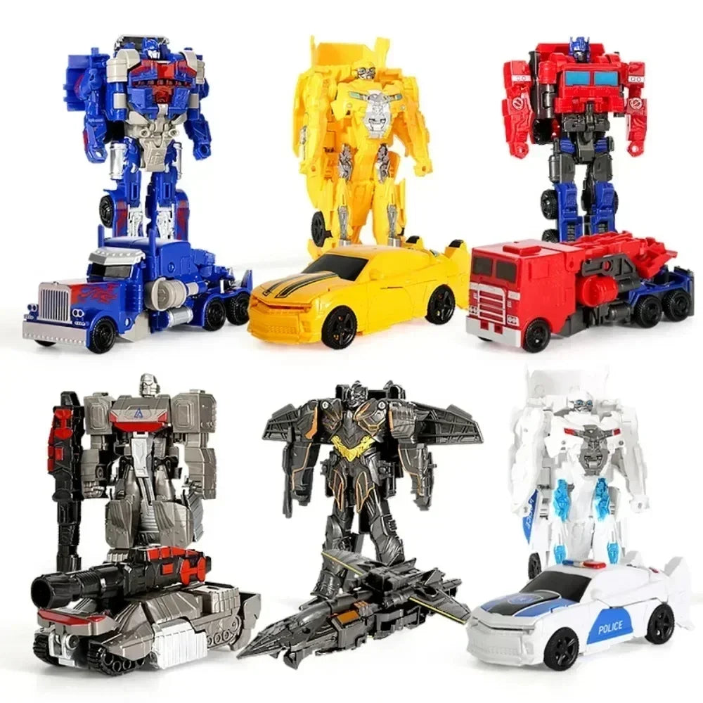 Transformation Car Anime Robot Model One Step Deformation Robot Toy