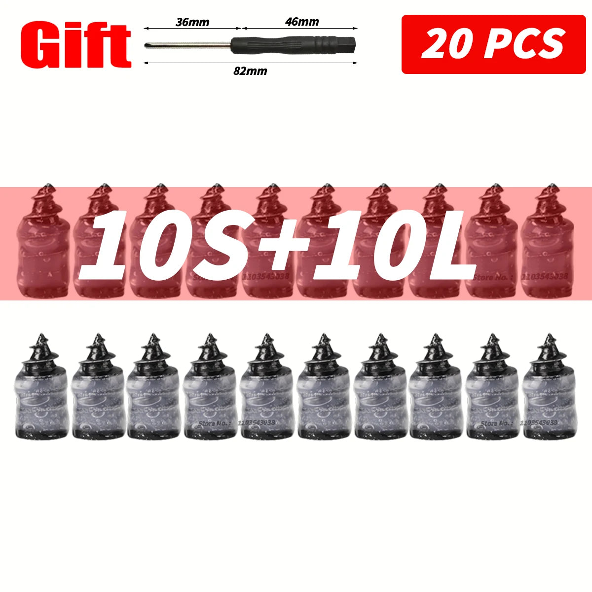 Car Tyre Repair Rubber Nail Set Universal Car Motorcycle Tyre Repair