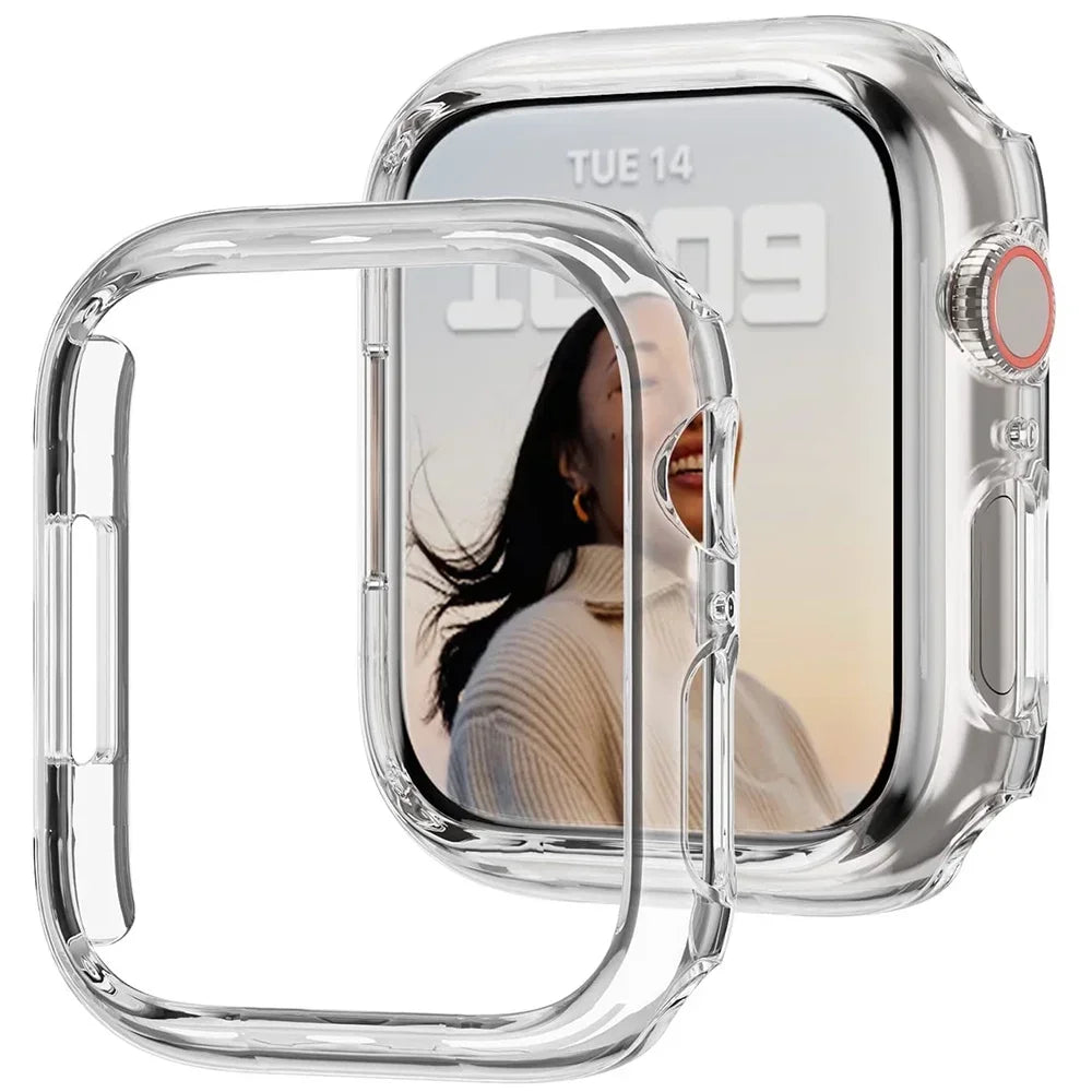 Cover for Apple Watch Case 45mm 41mm 44mm 40mm 42mm 38mm 46 49 mm