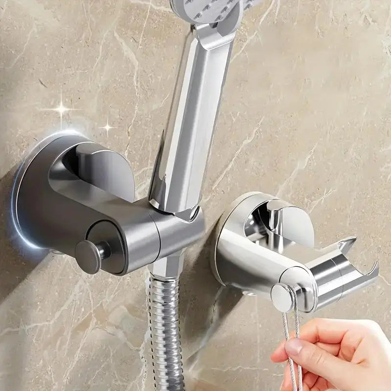 No-Drill Suction Cup Adjustable Shower Head Holder,Adjustable Shower