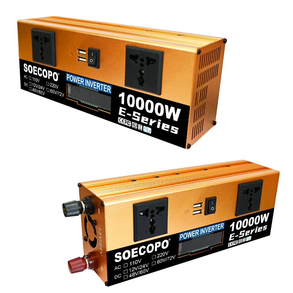 10000W Solar System Complete Kit Dual12V/24V To 110V/220V100A