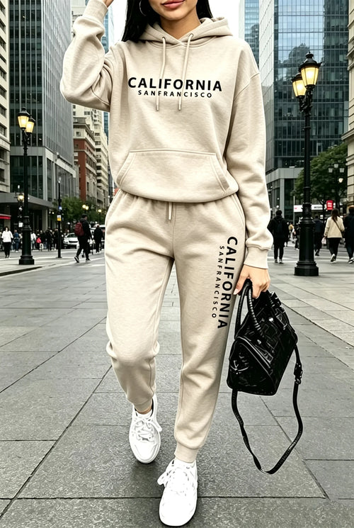 Fall Winter Womens Outfits Street Casual Hooded Sweatshirts Outdoors