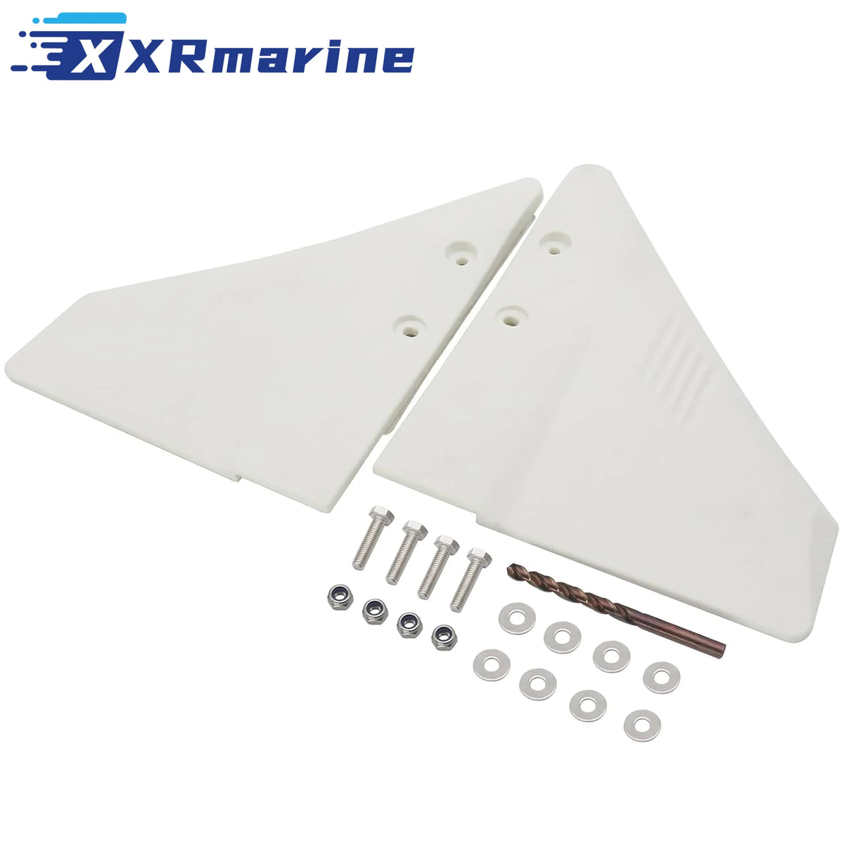 Universal White Boat Motor Hydrofoil Stabilizer For Marine Outboard