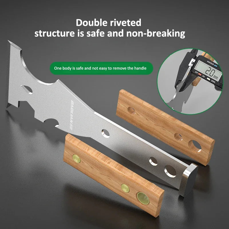 Stainless Steel Painter Scraper Cleaning Shovel Hammerhead Nail