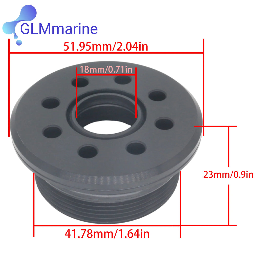 2 Pcs Screw Trim Cylinder with Wrench Tools 64E-43820-00 for Yamaha