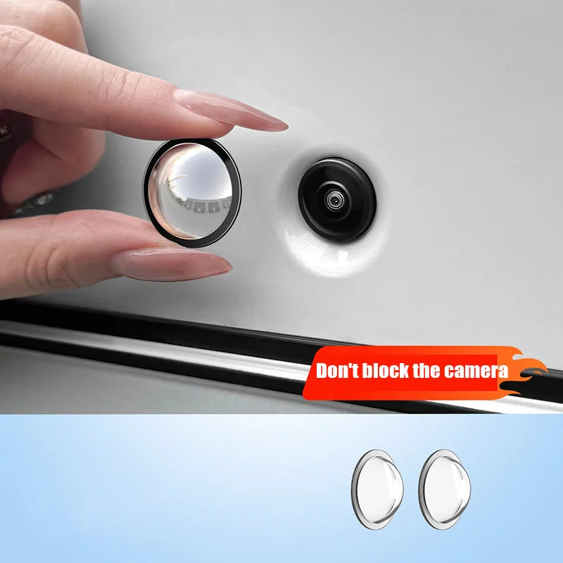 2/4Pcs Universal Car Rear View Backup Camera Lens Protector 360° Anti
