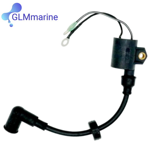 2 Pcs Ignition Coil Assy 61N-85570-00 Compatible with Yamaha 2 Stroke