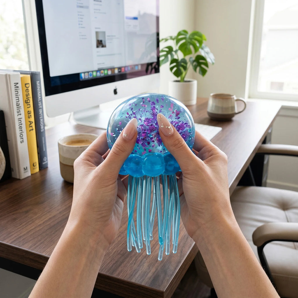 Squishies Jellyfish Squish Toy Fidget Water Sensory Soft Jelly