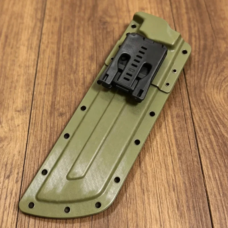 Olive Green Hard Kydex Knife Sheath With Waist Belt Clip Portable Tool
