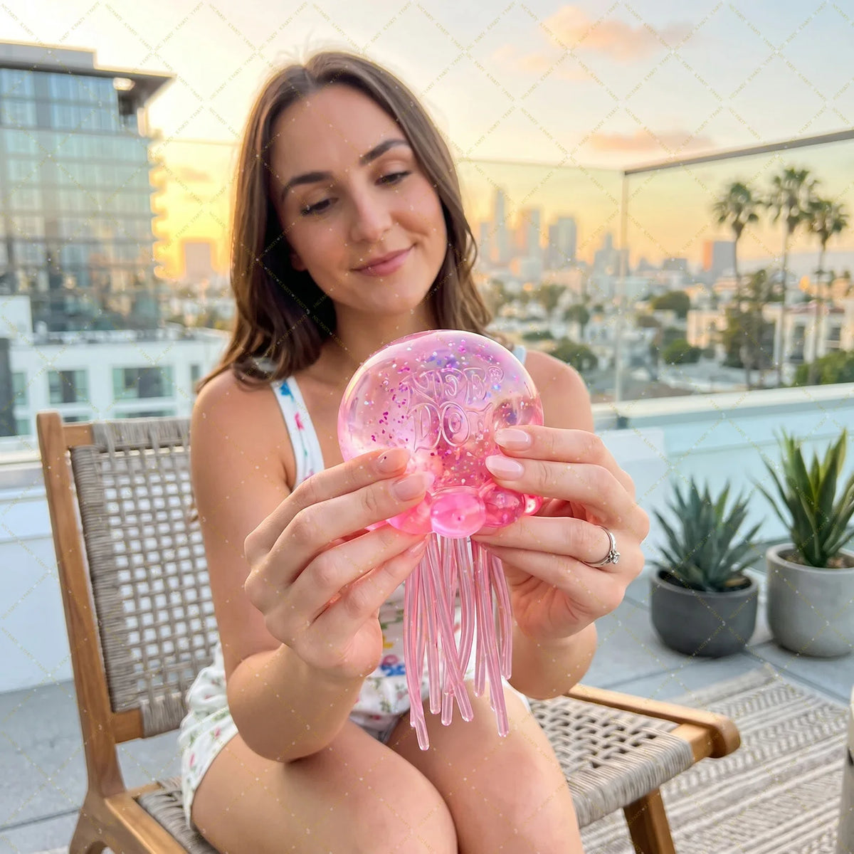 Squishies Jellyfish Squish Toy Fidget Water Sensory Soft Jelly