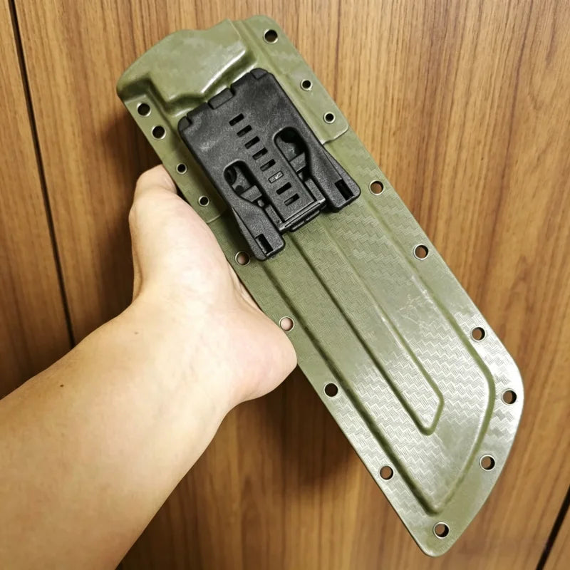 Olive Green Hard Kydex Knife Sheath With Waist Belt Clip Portable Tool