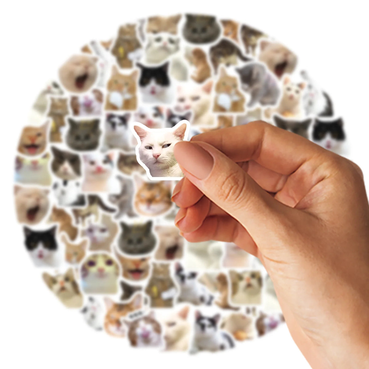 46pcs/Bag,Cat Stickers,Be for Suitcase Skateboard Luggage Laptop Phone