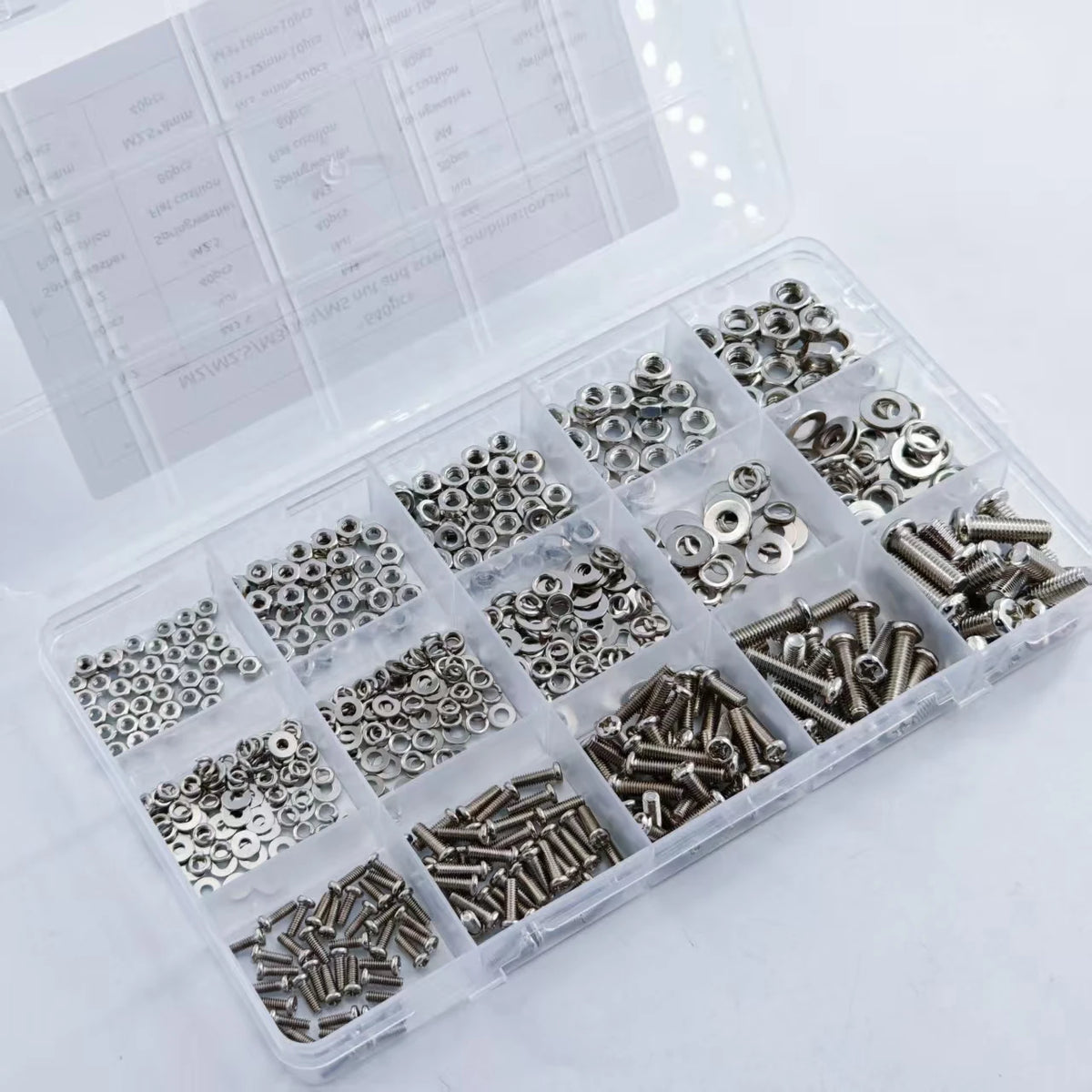 640/320pcs Premium Screw and Nut Assortment Kit Corrosion-Resistant