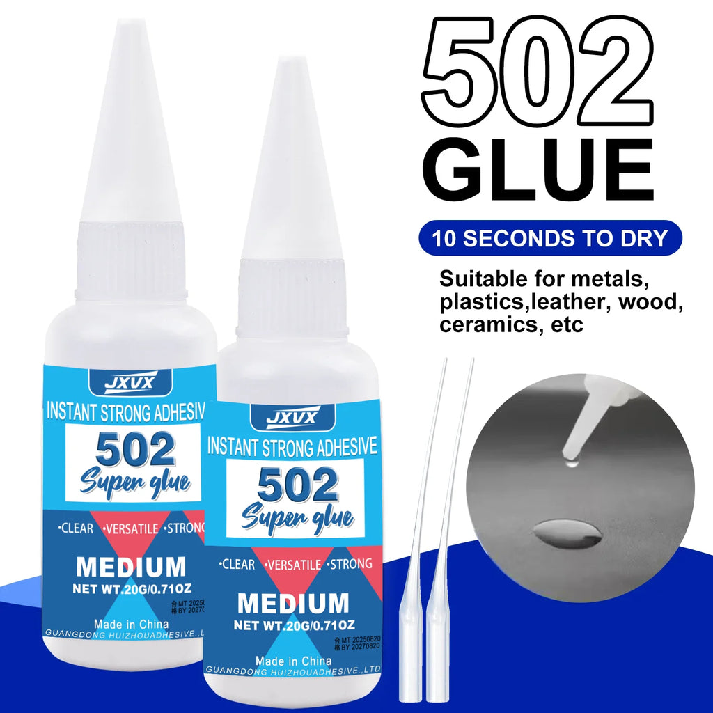 Hot Sell 1-10 PCs 502 Instant Super Quick-drying glue Multipurpose
