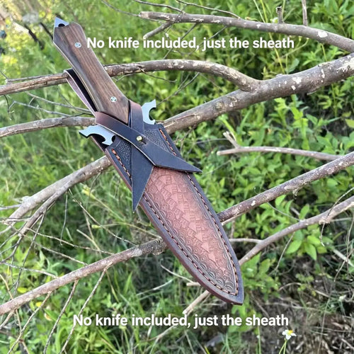 High-quality Leather Outdoor Knife Sheath, Knife Protector, Portable