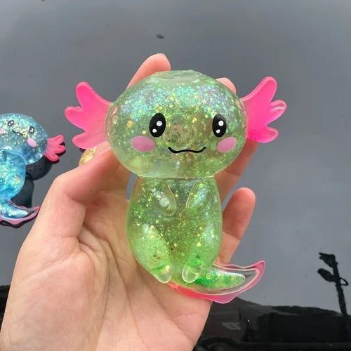 Colorful Salamander Maltose Fidgets Toys Squishy Malt Sugar Stretchy