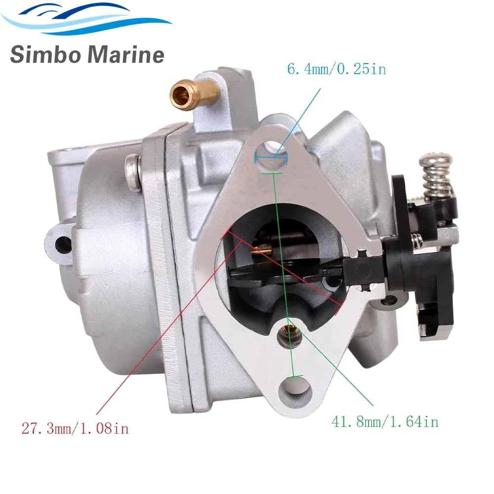 3R4-03200-0 Carburetor For Tohatsu Nissan 4 Stroke 6 HP Outboards