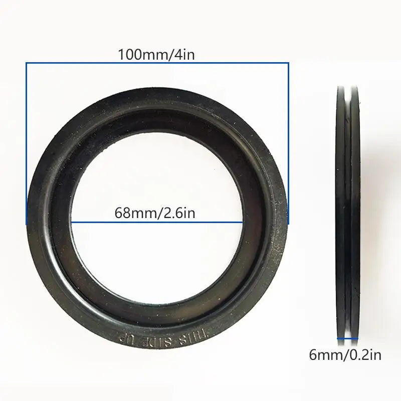 2/4Pcs RV Toilet Seal Replacement Flush Ball Gasket Compatible With