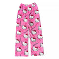 New Autumn Winter Flannel Popular Hello Kitty Pajama Pants Thickened