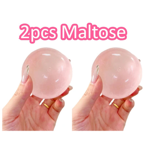 Blue Maltose Squishy Toy Cute Mochi Anti Stress Fidget Toy Soft