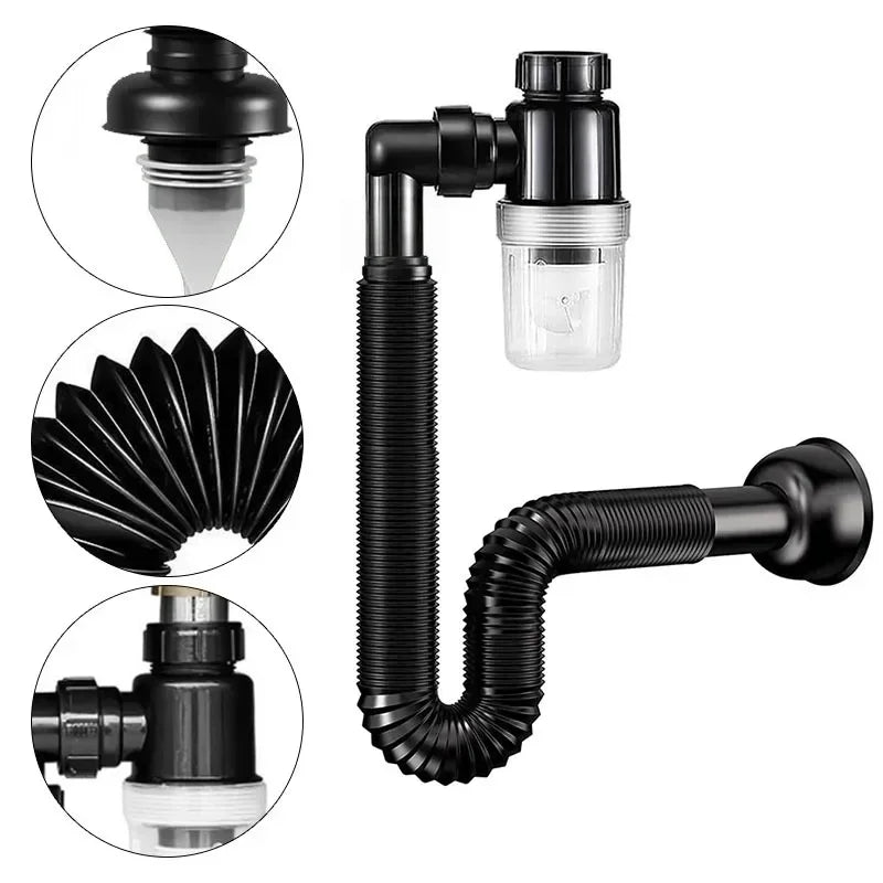 P-Trap Kitchen Sink Deodorant Set Launch Pipeline Deodorizing Filter