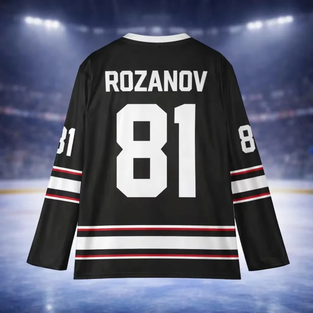 Heated Rivalry Inspired Ilya Rozanov & Shane Hollander Hockey Jersey