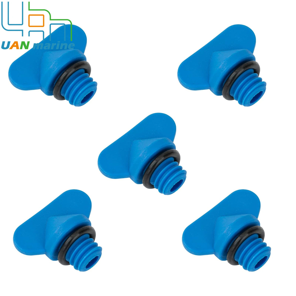 5 Pcs 22-806608A02 Exhaust Manifold Water Drain Blue Plug For